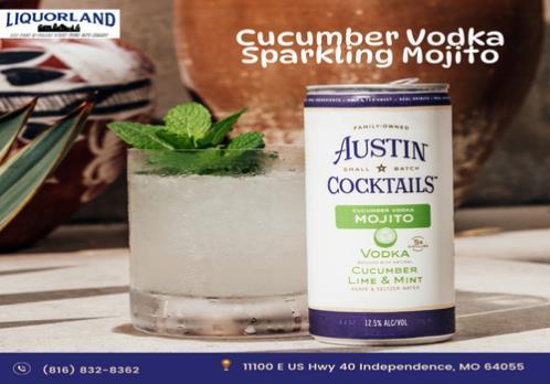 Cucumber Vodka Sparkling Mojito
